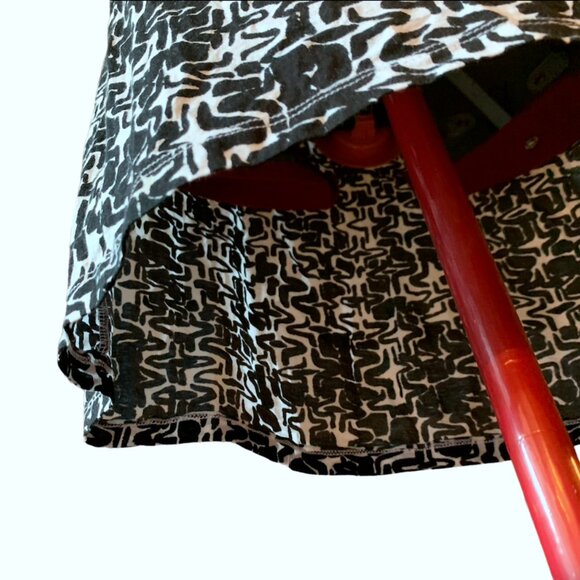 VELVET Black & white - Strapless Mini Tube Printed Dress – Size M - Picture 6 of 14